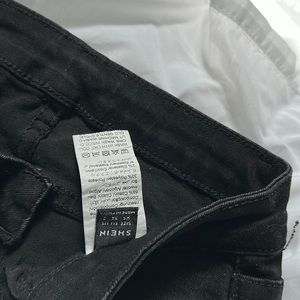 SHEIN high-rise, extra small flare jeans